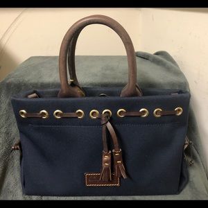 Dooney & Bourke Tassel Satchel-Canvas